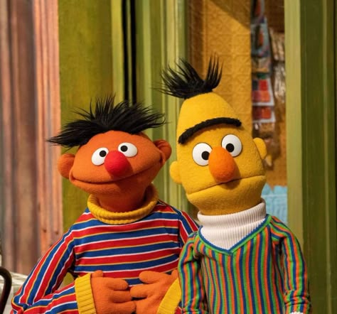 Bert And Ernie Fanart, Bert Sesame Street, Ernie And Bert, Ernie Und Bert, Bert And Ernie, Bert & Ernie, Silly Puppets, Jim Henson, Halloween 2024