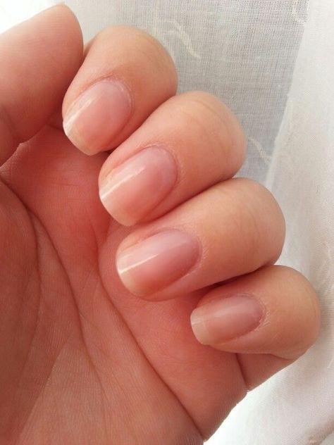 Natural Nails Manicure, Natural Gel Nails, Natural Nail Designs, Gel Nails At Home, Nails Natural, Nail Health, Clean Nails, Manicure Y Pedicure, Healthy Nails