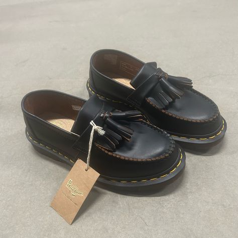 Brand New Doc Marten Loafers, Made In England Version, Very Durable Thick // Size: 7.5 Womens, 6 Men, (Uk 5) // Brand: Dr Marten // Condition: 10/10 // Great Piece Feel Free To Ask Questions Always Ship Next Day Mr Martens, Doc Marten Loafers, Doc Martens Loafers, Doc Martens Mens, Dr Martens Men, Fire Shoes, Martin Shoes, Mens Smart Casual Outfits, Doc Marten