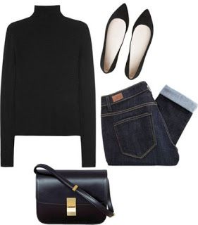 Friday Wear, Black Turtleneck Outfit, Dress Minimal, Mode Tips, Turtleneck Outfit, Mode Casual, Black Turtleneck, Looks Chic, 가을 패션