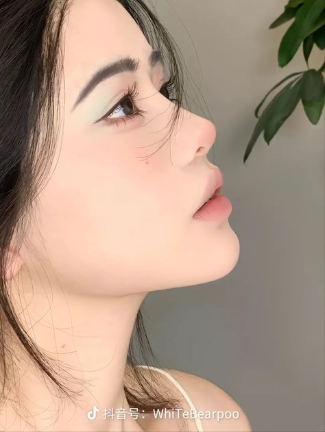 Small Button Nose Side Profile, Asian Button Nose, Flat Nose Asian, Perfect Nose Front View, Korean Nose Job, Asian Nose, Tiny Nose, Straight Nose, Pretty Nose