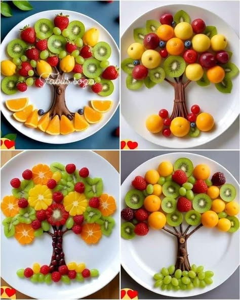 Creative Fruit Tray Ideas Food Art, Fruit Platter Designs, Decorações Com Comidas, Food Art For Kids, Amazing Food Decoration, Amazing Food Art, Creative Food Art, Summer Dessert Recipes, Fruit Carving