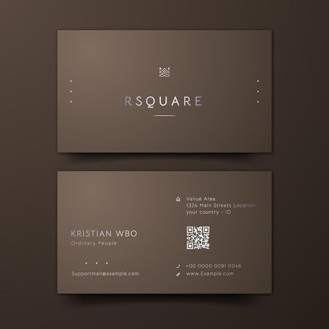 Luxurious Business Card Design, Business Card Luxury Design, Premium Visiting Card, Luxury Visiting Card, Visit Card Design, Brown Business Card, Complimentary Card, Luxury Advertising, Vertical Business Card