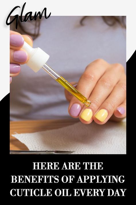 Even when you don't have time to hit the salon, you can still take care of your nails at home, and the best way to show your cuticles some love is to apply cuticle oil. #nails #nailcare #cuticles #manicure Cuticle Oil Benefits, Cuticle Care, Nail Cuticle, Cuticle Oil, Nails At Home, The Salon, Take Care Of Yourself, Your Skin, Nail Care