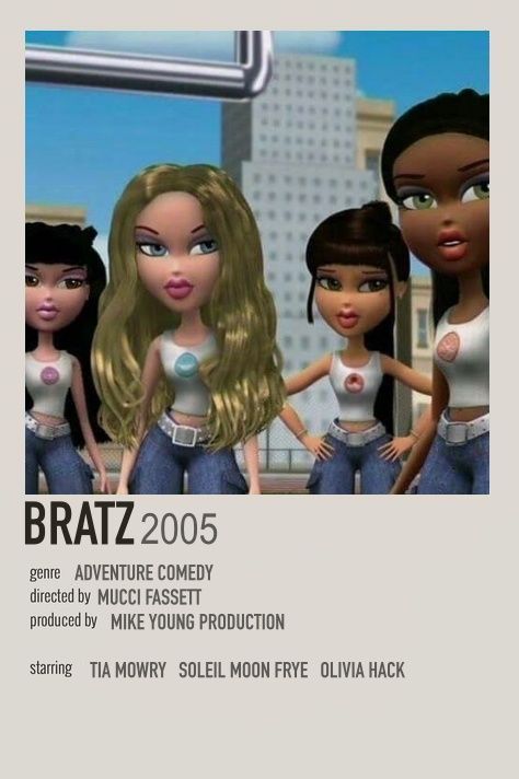 Bratz Movie Poster, 2005 Movies, Bratz Poster, Bratz Magazine, Soleil Moon Frye, Bratz Movie, Tia Mowry, Movies To Watch Teenagers, Most Paused Movie Scenes