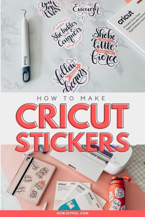 how to make stickers Stickers On The Cricut, Cricut Marketing Ideas, Printing Stickers With Cricut, Diy Printable Stickers, How To Print Colored Images On Cricut, How To Make Clear Stickers With Cricut, How To Make Iron On Patches With Cricut, How To Decorate Your Cricut Machine, Print Then Cut Stickers Cricut