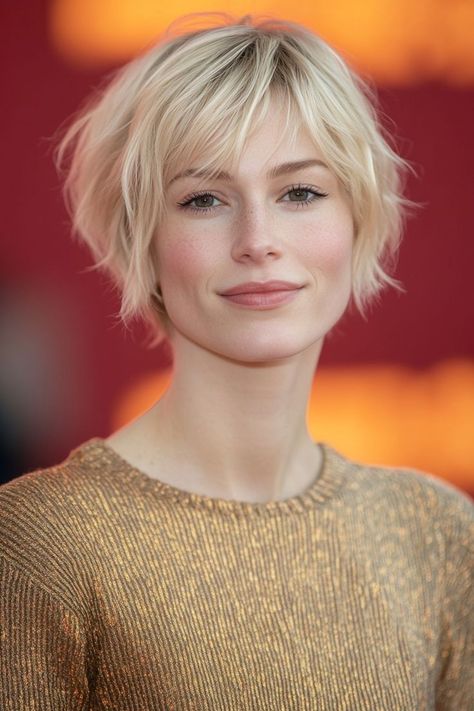 Short Haircuts Ideas, Blonde Pixie Hairstyles, Short Pixie Hairstyles, Pixie Haircut Ideas, Short Choppy Haircuts, Short Pixie Cuts, Choppy Haircuts, Haircuts Ideas, Blonde Pixie Hair