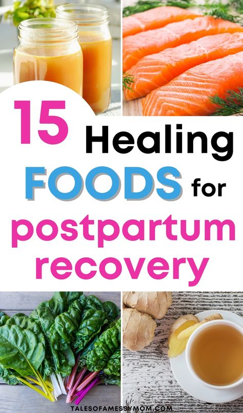 Best Postpartum Foods, Recipes For Postpartum Recovery, Food For Postpartum Recovery, Postpartum Teas, Postpartum Healing Soups, Post-partum Recipes, Postpartum Oatmeal, Post Partum Meals Healing, Foods For Post Partum Healing