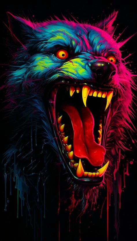 Get spooked with this eye-catching Halloween wallpaper, which features a vividly painted werewolf in a stunning neon realism art style. Find the ideal Halloween backdrop by browsing through our enormous choice of wallpapers. We have everything you need, whether you're looking for a brash Halloween iPhone wallpaper, a Halloween aesthetic wallpaper with creative flair, or a warm fall iPhone wallpaper. Check out our digital items under the link in the bio and don't forget to follow us for more. Werewolf Iphone Wallpaper, Realism Art Style, Werewolf Wallpaper, Werewolf Eyes, Halloween Iphone Wallpaper, Fall Iphone Wallpaper, Halloween Aesthetic Wallpaper, Werewolf Halloween, Halloween Digital Art