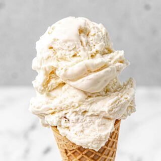 No Churn Vanilla Ice Cream scoops on cone 1x1 No Churn Vanilla Ice Cream, Easy Ice Cream Recipe Homemade, Vanilla Ice Cream Cone, Flake Recipes, Cream Photography, Easy Homemade Ice Cream, Ice Cream Photography, Dinner Then Dessert, Gelato Recipe