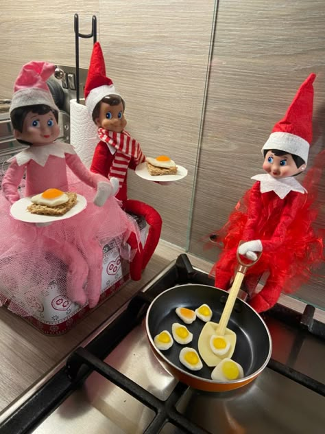 Fried Eggs, Fried Egg, Shelf Ideas, Elf On The Shelf, Elf, Quick Saves