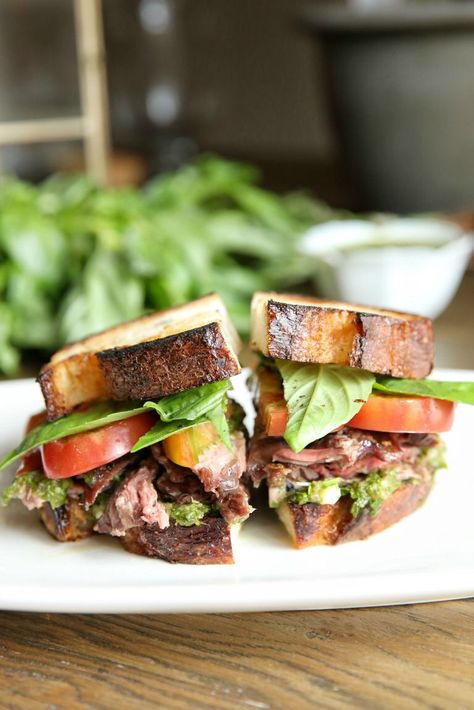 Here's a must-read article from Delish:  Chimichurri Steak Sandwich Steak Sandwich Chimichurri, Steak Sandwich With Chimichurri, Chimichurri Steak Sandwich, Steak Florentine, Sub Recipes, Crispy Salad, Steak Sandwich Recipe, Chimichurri Steak, Steak Sandwich Recipes