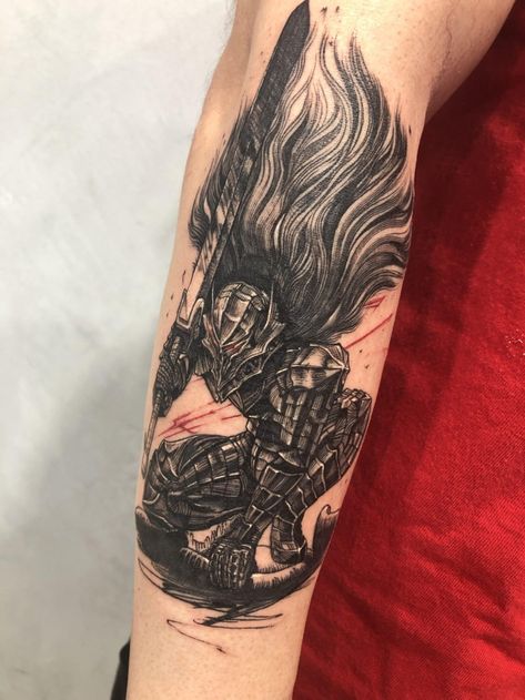 200+ Best Berserk Tattoos Designs (2022) - TattoosBoyGirl Berserk Panels, Berserk Tattoo Ideas, Berserk Tattoos, Berserker Tattoo, Berserk Tattoo, Bleach Tattoo, Lotr Tattoo, Knight Tattoo, Manga Tattoo