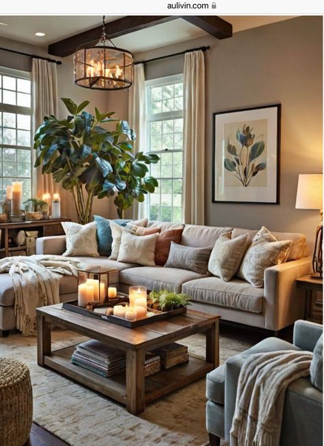 Living Room Design Inspiration, Casa Vintage, Smart Technology, Boost Productivity, Decoration Inspiration, Decor Home Living Room, Living Room Makeover, Living Room Inspo, New Living Room