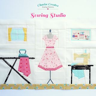 Charise Creates: My Patterns Mini Patchwork, Cottage Quilt, Quiet Corner, Vintage Sewing Machine, Quilt Block Pattern, Paper Piecing Quilts, Paper Piecing Patterns, Aprons Vintage, Foundation Paper Piecing