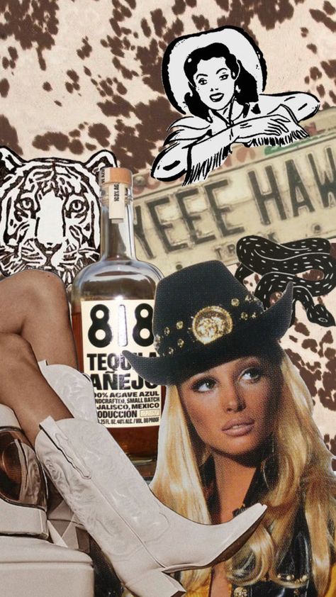 Rhinestone Rodeo Party, Western Hens Party, Western Party Aesthetic, Cowgirl Mood Board, Chic Western Party, Vogue Cowgirl, Cowgirl 30th Birthday, Cowboy Moodboard, Cowgirl Hens