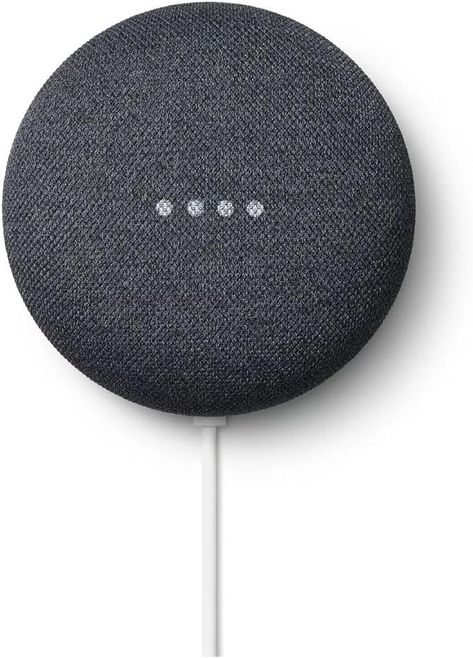 Amazon.com: Google Nest Mini 2nd Generation Smart Speaker with Google Assistant - Charcoal : Electronics Google Nest Mini, Google Nest, Smart Speaker, Closet Essentials, Google Assistant, Speaker, Electronics