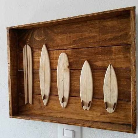 Living Room End Table Decor, End Table Decor, Surf Bedroom, Decoration Surf, Deco Surf, Living Room End Table, Surf House Decor, Surf Room, Surf Decor