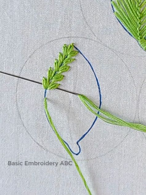 basic hand embroidery tutorial new design leaf flower doodles, lazy daisy and Palestrina stitch | Basic Embroidery ABC posted a video to playlist Leaf/Flower Doodles Embroidery. | By Basic Embroidery ABC | Facebook Doodles Embroidery, Palestrina Stitch, Basic Hand Embroidery, Basic Embroidery, Hand Embroidery Tutorial, Embroidery Tutorial, Leaf Flower, Flower Doodles, Leaf Flowers