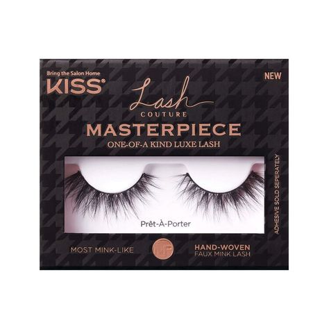 KISS Lash Couture Masterpiece False Eyelashes - Prêt-À-Porter | Sally Beauty Kiss Products, Kiss Lashes, Lashes Beauty, Lash Adhesive, Sally Beauty, Fake Lashes, Faux Mink Lashes, Fake Eyelashes, Strip Lashes