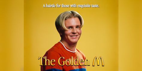 McDonald’s opens barber shop, offers '90s-inspired 'Golden M' haircut | Fox News Isabelle Adjani, Face Framing Bangs, Marketing Director, Trending Haircuts, Boy Band, Boys Haircuts, 90s Inspired, Face Framing, Leonardo Dicaprio