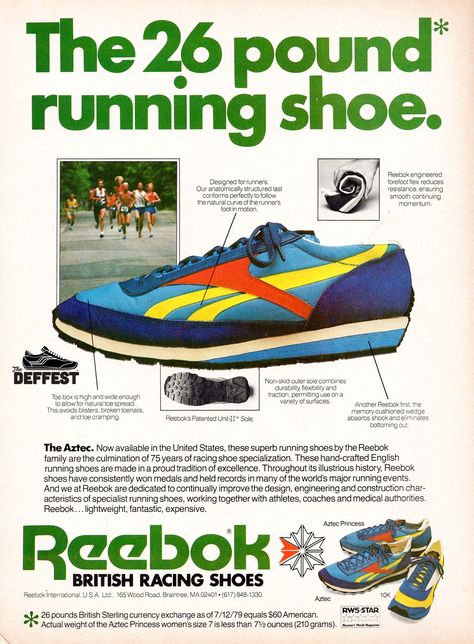 Sneaker Ads, Vintage Running Shoes, Historical Shoes, Sneaker Posters, Shoes Ads, Retro Sports, Retro Sport, Best Ads, Vintage Sneakers