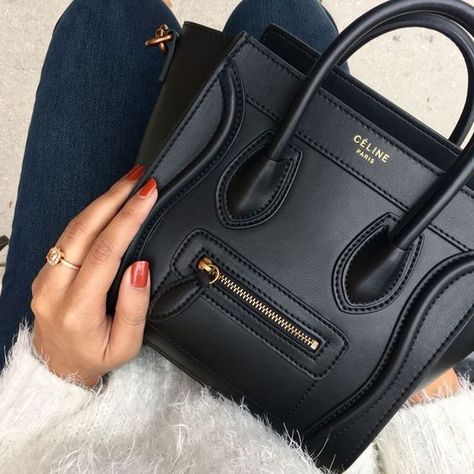 962e56a8a0b0420d87272a682bfd1e53desc52951275ri Celine Nano Luggage, Bag Outfit, Popular Handbags, Bag Obsession, Chloe Handbags, Women's Bags By Style, Celine Luggage, Celine Bags, Luggage Bag