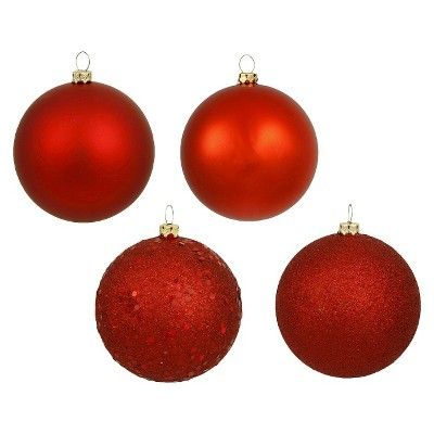 Ho! Ho! Ho! It's the season for great decor. Shop Target for Christmas ornaments & tree decorations at great prices. Free shipping or free same-day pick-up in store. Vickerman Christmas Tree, Red Ball Ornaments, Shatterproof Ornaments, Christmas Ornament Sets, Holiday Decorating, Decoration Christmas, Ball Ornaments, Holiday Tree, Tree Decor