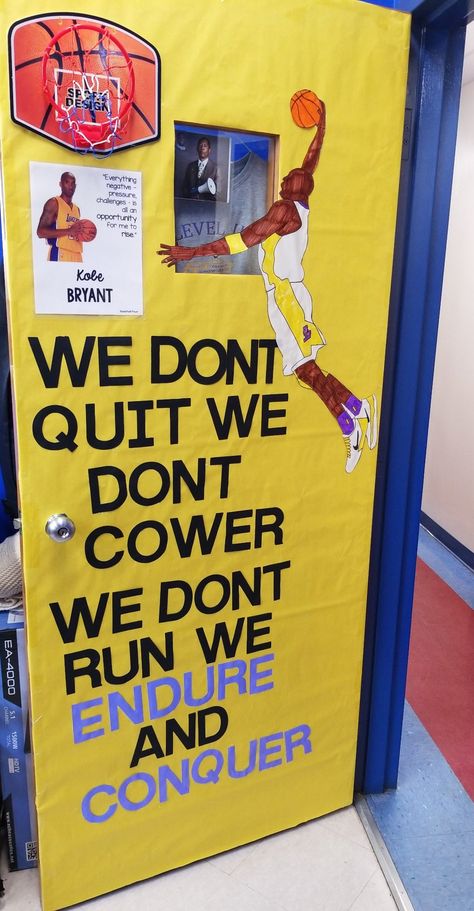 Simone Biles Door Decoration, Blm Door Decoration, Kobe Bryant Door Decoration, Door Class, Sports Bulletin Boards, History Bulletin Boards, Multicultural Activities, Art Room Doors, Classroom Entrance