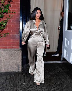 Satin Outfit, Satin Shirts, Kim Kardashian Outfits, Pleather Pants, Kim K Style, Kardashian Outfit, Kim Kardashian West, Watch Youtube, Kim Kardashian Style