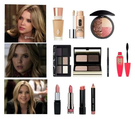 Hanna Marin inspired make-up / pll - pretty little liars by shadyannon on Polyvore featuring Kevyn Aucoin, NARS Cosmetics, Clinique, Charlotte Tilbury, Maybelline, Isadora, Bobbi Brown Cosmetics and LORAC Pretty Little Liars Hanna, Pretty Little Liars Outfits, Hanna Marin, How To Do Makeup, Make Up Inspo, Kevyn Aucoin, Long Blonde Hair, Charlotte Tilbury, Pretty Little Liars