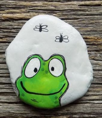 Garden Rock Art, Diy Rock Art, Painted Rock Animals, Stone Art Painting, Painted Rocks Kids, Rock And Pebbles, Painted Rocks Craft, Painted Rocks Diy, Rock Painting Ideas Easy