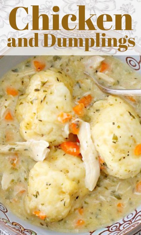 Southern Chicken And Dumplings, Dumplings Soup, Best Chicken And Dumplings, Chicken Dumpling Soup, Chicken Dumplings Recipe, Southern Chicken, Homemade Chicken And Dumplings, Dumpling Soup, Homemade Dumplings