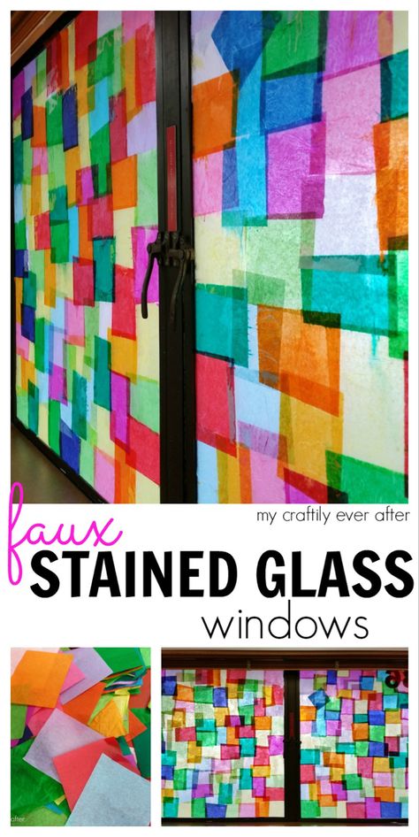 Classroom Window, Windows Ideas, Diy Stained Glass Window, Stained Glass Cookies, Diy Staining, Window Crafts, Painted Glass Art, Glass Window Art, Stained Glass Diy