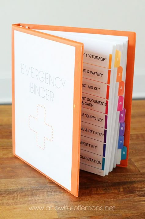 Family Emergency Binders: Create Your Own from Ready-Made Resources and Free Downloads Emergency Binder Free Printables, Mom Binder, Document Organization, Family Emergency Binder, Emergency Numbers, Emergency Binder, Emergency Prepardness, Family Binder, Household Binder