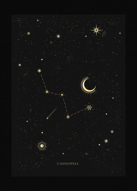 Cassiopeia Constellation Virgo Constellation Aesthetic, Cassiopeia Constellation Wallpaper, Cassieopia Constellation, Cassiopeia Tattoo Constellations, Casseopia Tattoo, Cassiopeia Constellation Tattoo, Cassiopeia Aesthetic, Casseopia Constellation, Aesthetic Constellations