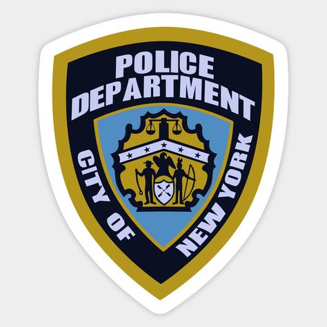 Logos Retro, New York Police, Tumblr Stickers, Police Patches, Police Badge, Brooklyn Nine Nine, Police Department, Vector Logo, Sport Team Logos