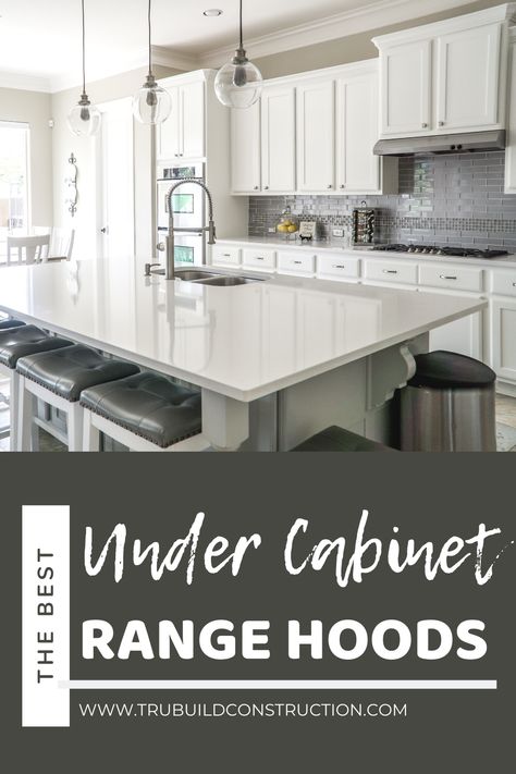 The Best Under Cabinet Range Hoods For Your Kitchen Under Cabinet Oven Hood, Under Cabinet Range Hood 36”, Low Profile Range Hood, Under Cabinet Hood Vent, Under Cabinet Range Hood Ideas, Hood With Cabinets Above, Ductless Range Hood Ideas, Under Cabinet Vent Hood, Range Hood Under Cabinet