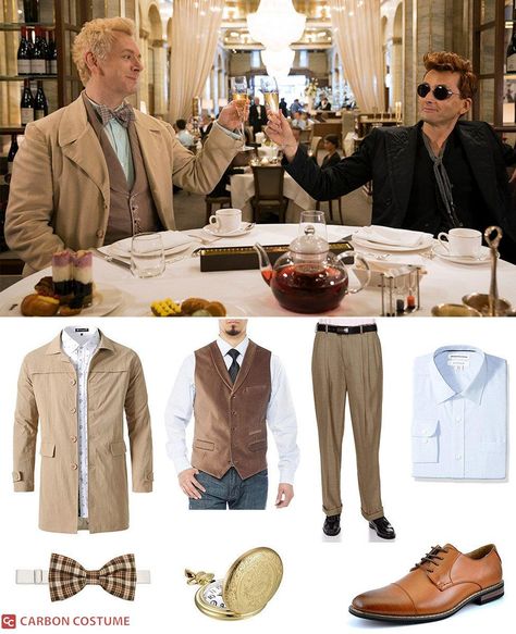 Aziraphale Costume, Aziraphale Outfit, Good Omens Aziraphale, Couple Cosplay, Book Week Costume, A Simple Life, Angel Outfit, The Apocalypse, Life On Earth