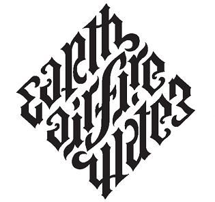 Earth Air Fire Water, I want to do this on a wall, I am going to do this on a wall! 천사와 악마, Ambigram Tattoo, Art Chicano, Earth Air Fire Water, Handwritten Text, Earth Wind & Fire, Water Branding, Air Fire, Dan Brown