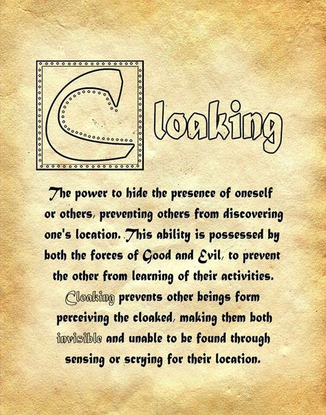 Cloaking Spell, Invisibility Spell, Truth Spell, Wiccan Books, Witchcraft Spells For Beginners, Charmed Book Of Shadows, Spells For Beginners, Witchcraft Spells, Wiccan Symbols