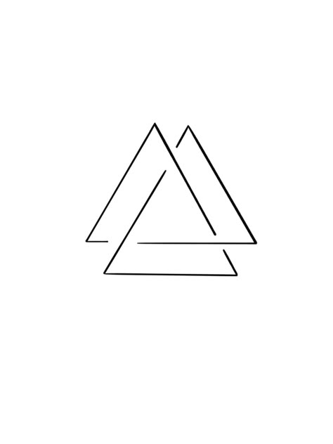 Cute Triangle Tattoo, Triangle Tattoo Minimalist, Circle Triangle Tattoo, Three Symbol Tattoo, 3 Triangle Tattoo Meaning, Three Triangle Tattoo Meaning, Triple Triangle Tattoo, Triangle Tattoos For Women, 3 Triangle Tattoo