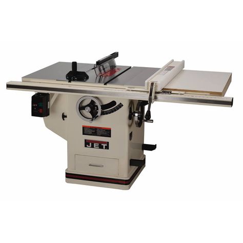 JET 10'' Table Saw: XACTASAW Deluxe 3HP, 1Ph, 30'' Rip Best Circular Saw, Table Saw Stand, Diy Table Saw, Table Saws, Scroll Saw Patterns, Miter Saw, Woodworking Jigs, Sewing Table, Circular Saw