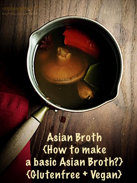 Asian Broth - How to make a Basic Asian Broth? Chinese Broth Recipe, Pork Broth Recipes, Asian Broth Recipe, Asian Broth, Asian Soups, Pork Broth, Thai Soup, Stock Recipes, Soup Base