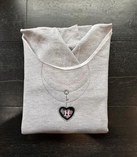 “chain ‘round my neck” t shirt and sweatshirt now available 💞 both with cut or standard neckline Embroidery Studio, July 11, Neck T Shirt, Embroidery, Chain, Sweatshirts, T Shirt, On Instagram, Quick Saves