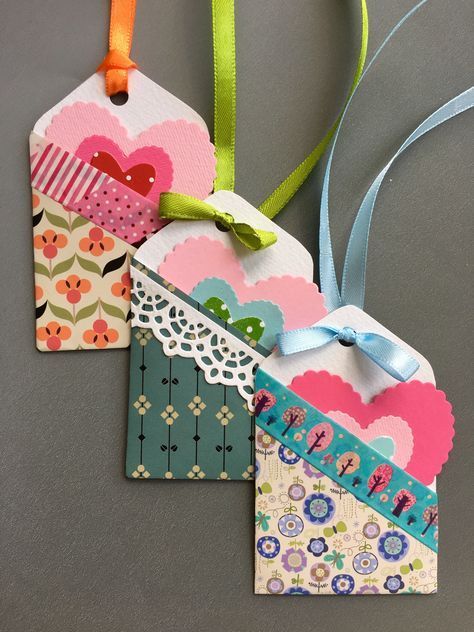 The best thing with gift tags is that you can be a real, absolutely real scrapbooker! #scrapbooking #scrapbook #paper #gift #tags #wrapping #how #tutorial #craft #children #message #pesent Scrapbook Paper Crafts Diy, Scrapbook Embellishments Diy, Diy Bird Bath, Make Craft, Tags Diy, Gift Tags Diy, Handmade Gift Tags, Tag Ideas, Diy Tags