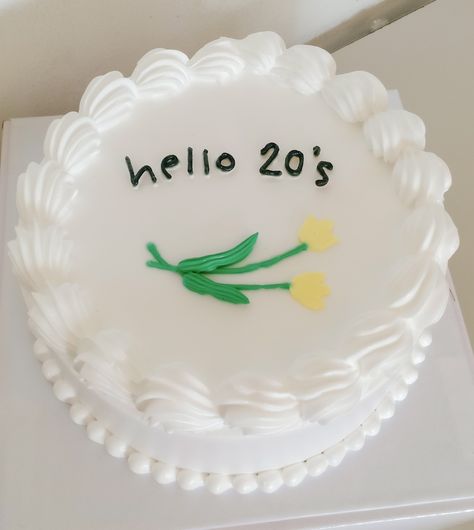 20 Year Old Birthday Cake Ideas, Bday Cake 20 Years, 20 Years Cake Ideas, Birthday Cake For 20 Year Old Girl, 20 Year Birthday Cake, Hello 20 Birthday Cake, 20 Year Old Cake, 20 Years Old Aesthetic, Birthday Cake 20th Girl