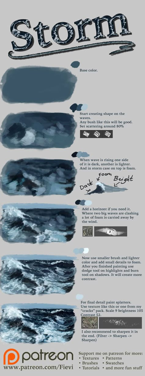 Mermaid Tails, Digital Painting Tutorials, Mermaid Hair, Drawing Tutorials, Digital Art Tutorial, Painting Tips, Art Tips, Drawing Tips, Drawing Techniques