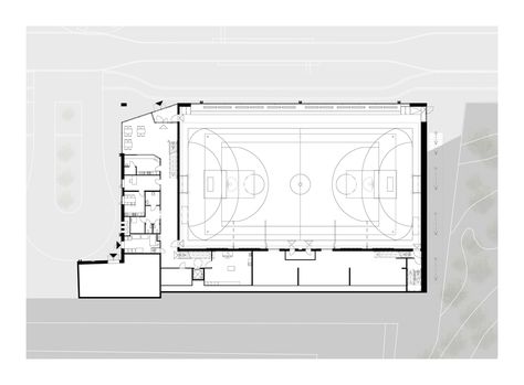 Gymnasium Architecture Design, Sport Hall Design, Sport Club Architecture, Sport Hall Architecture, Sports Hall Architecture, Gymnasium Architecture, Gym Architecture, Sport Facilities, Floor Plan With Dimensions