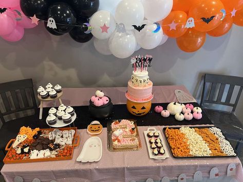 Boo Im 2 Birthday Party, Our Boo Is Turning Two Decorations, Boo Im Two Birthday Party, Boo-thday Party, Boo I’m Two Birthday Girl, Boo You’re Two Birthday, Halloween Party Photo, Ghost Party, Birthday Party Food